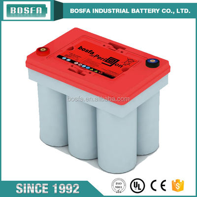 6-SPB Series 12 volt High Purity Lead Spiral Wound Battery M6 terminal