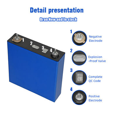 MSDS Rechargeable 3.2 v 120ah LiFePO4 Lithium Battery For Wind / Solar Energy