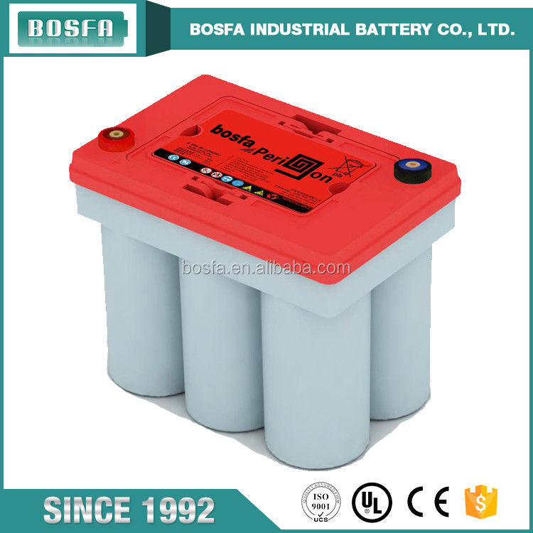 6-SPB Series 12 volt High Purity Lead Spiral Wound Battery M6 terminal